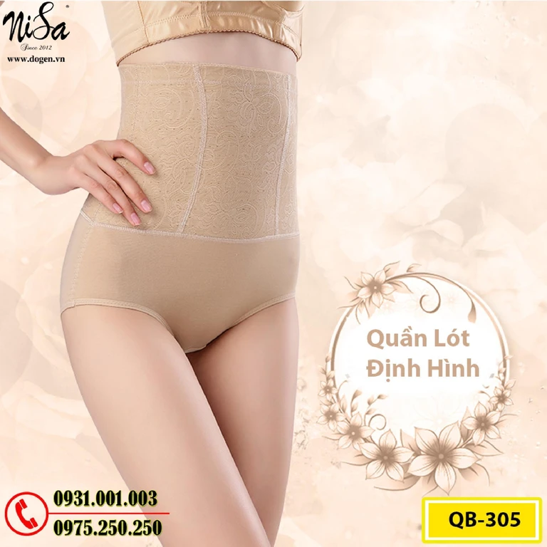 Quần Gen Định Hình Chống Cuộn Hỗ Trợ Giảm Cân (Cod: QB-305)