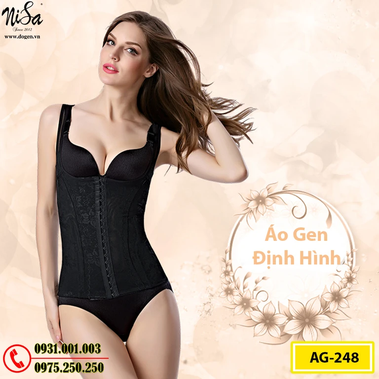 Áo Lót Gen Định Hình Cao Cấp Thu Gọn Vòng Eo (Cod: AG-248)