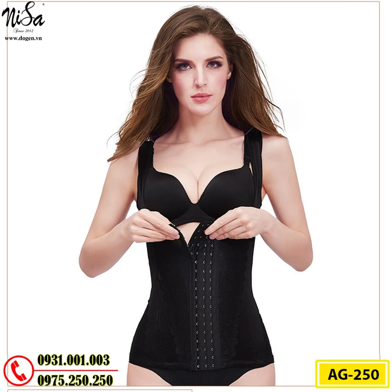 Áo Lót Gen Định Hình Cao Cấp Nhỏ Eo Thon Bụng (Cod: AG-250)