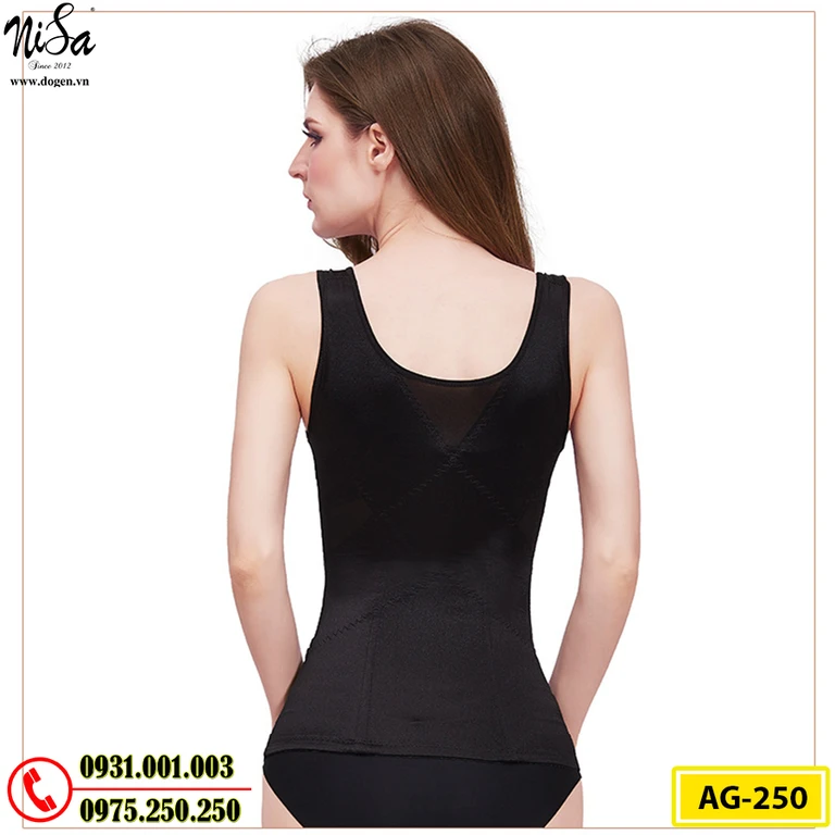 Áo Lót Gen Định Hình Cao Cấp Nhỏ Eo Thon Bụng (Cod: AG-250)