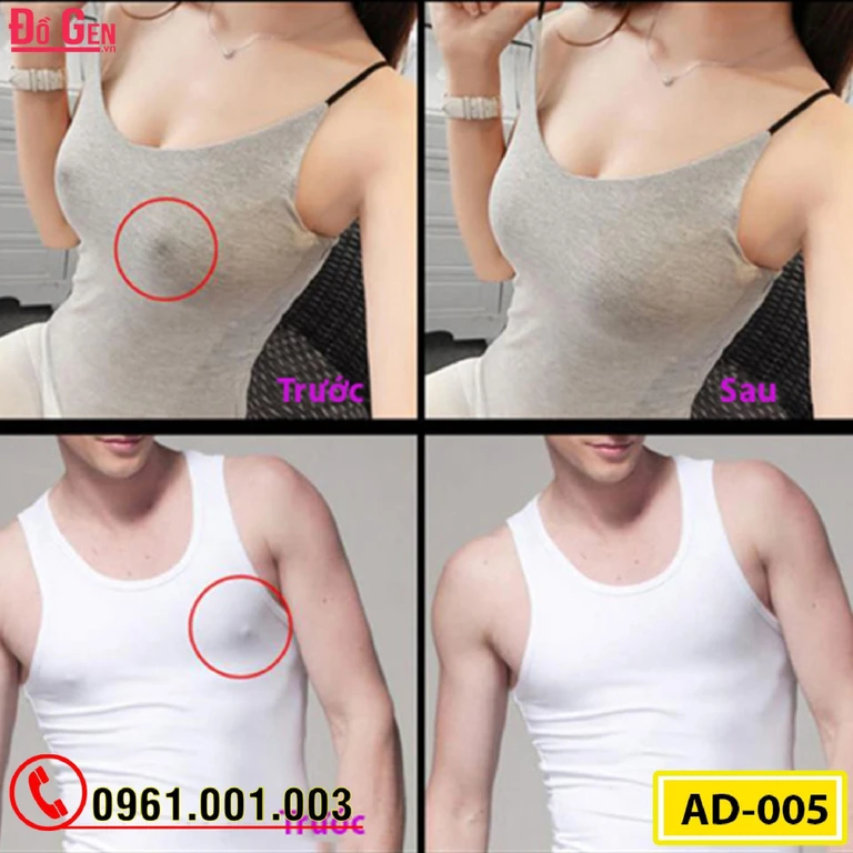 Miếng Dán Nhũ Hoa - Dán Ti Ngực Silicon Cao Cấp (AD-005)