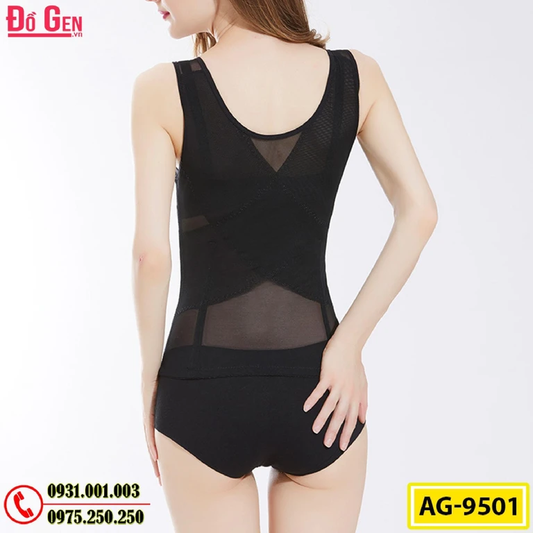 Áo Gen - Áo Lót Định Hình Cao Cấp Thu Gọn Vòng Eo (Cod: AG-9501)