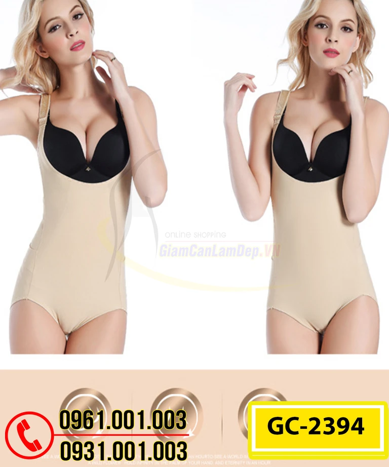 Đồ Lót Gen Định Hình Liền Thân Thu Gọn Vòng Eo (Cod: GC-2393)