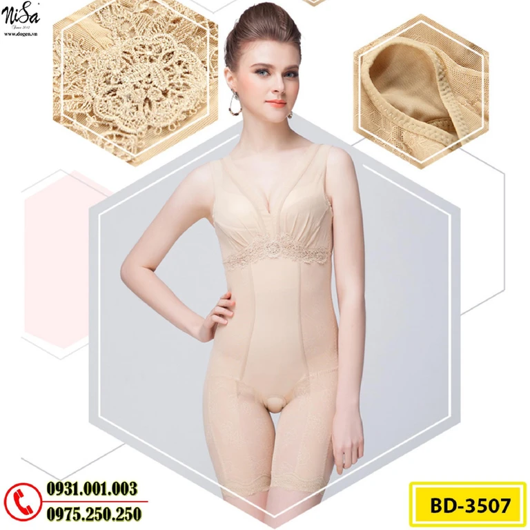 Bộ Đồ Gen Định Hình - Đồ Lót Định Hình Thu Gọn Vòng Eo (Cod: GC-3507)