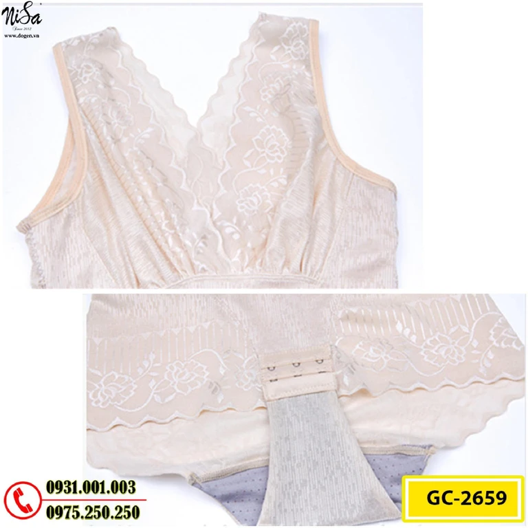 Bộ Đồ Lót Định Hình - Đồ Gen Liền Thân Cao Cấp Hỗ Trợ Giảm Cân (Cod: GC-2659)