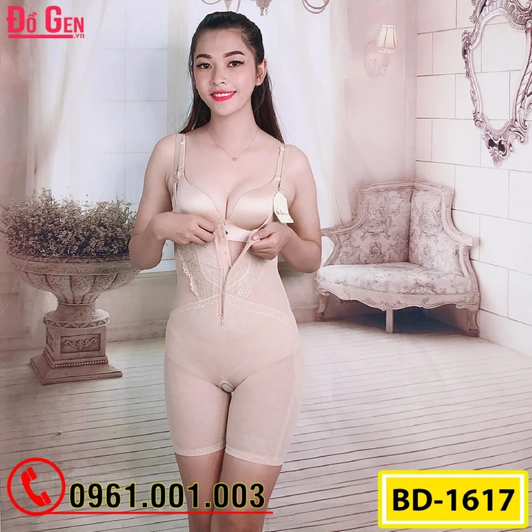 Bộ Đồ Lót Gen - Nịt Bụng Định Hình Vòng Bụng (Cod: BD-1617)
