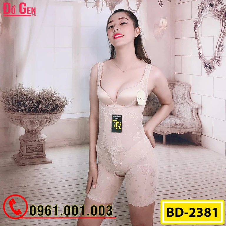 Bộ Đồ Lót Gen Định Hình - Gen Nịt Bụng Thu Gọn Vòng Eo (Cod: BD-2381)