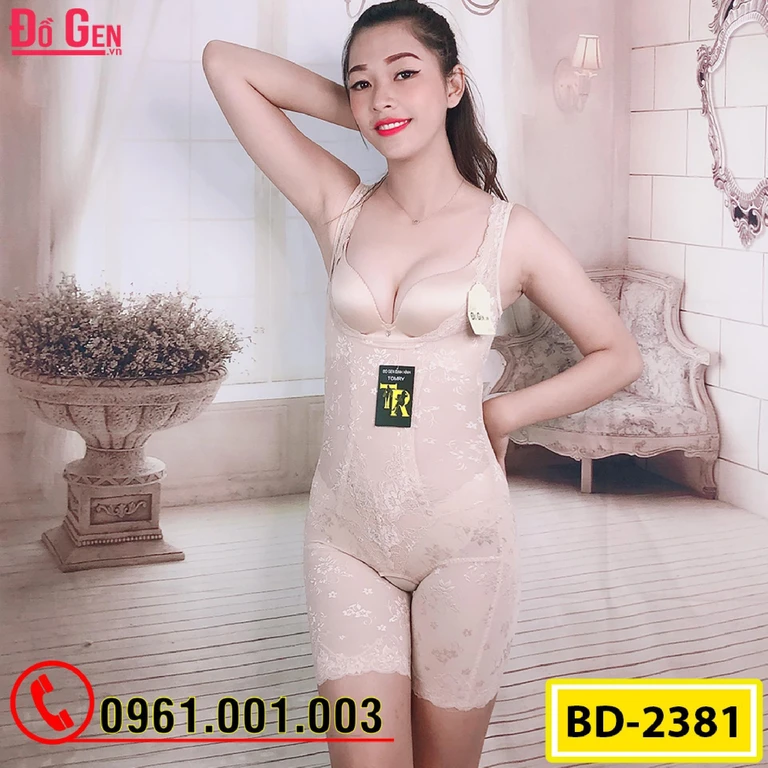 Bộ Đồ Lót Gen Định Hình - Gen Nịt Bụng Thu Gọn Vòng Eo (Cod: BD-2381)