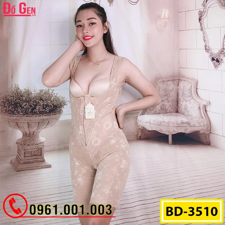 Đồ Lót Gen Định Hình Liền Thân Cao Cấp Thu Nhỏ Eo (Cod: BD-3510)