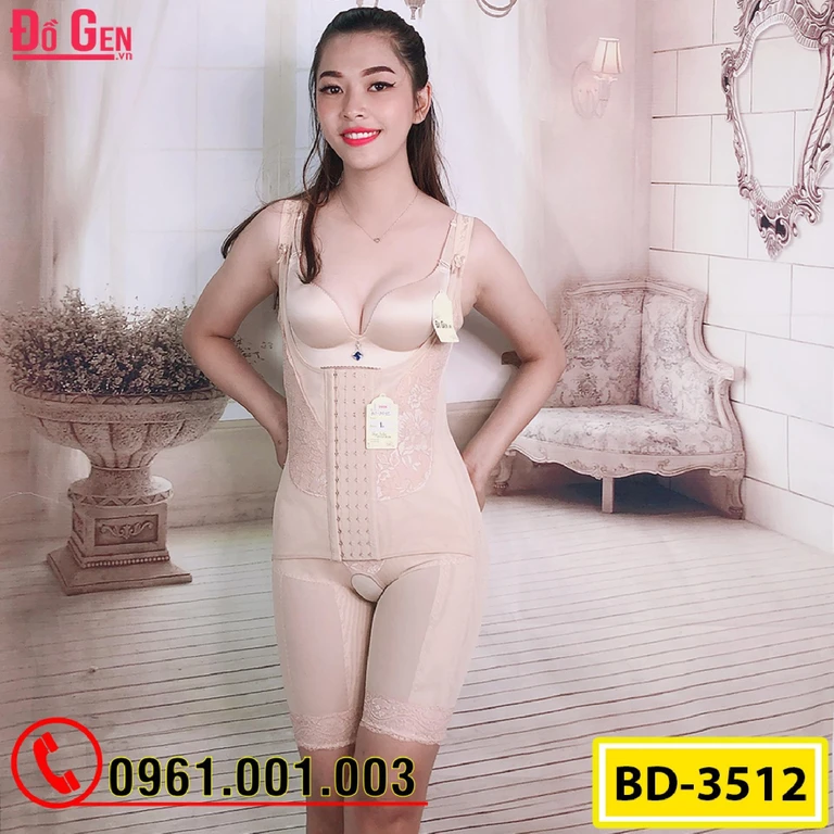 Đồ Lót Định Hình Toàn Thân - Đồ Gen Định Hình Thu Gọn Vòng Eo (Cod: BD-3512)