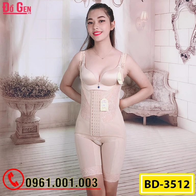 Đồ Lót Định Hình Toàn Thân - Đồ Gen Định Hình Thu Gọn Vòng Eo (Cod: BD-3512)