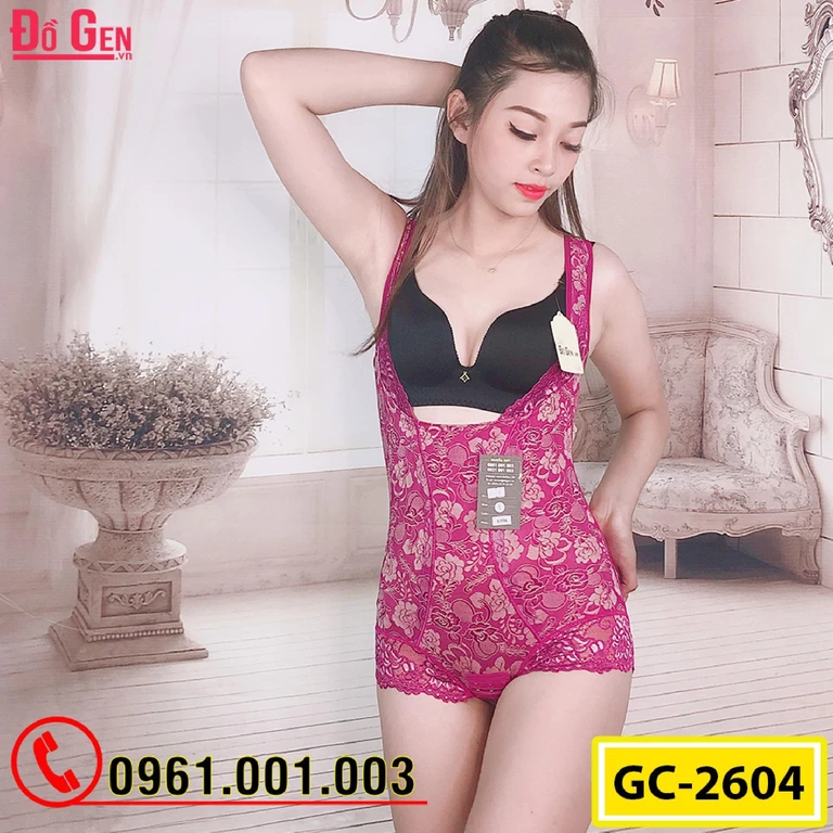 Bộ Đồ Lót Gen Định Hình - Gen Nịt Bụng Thu Gọn Vòng Eo (Cod: GC-2604)