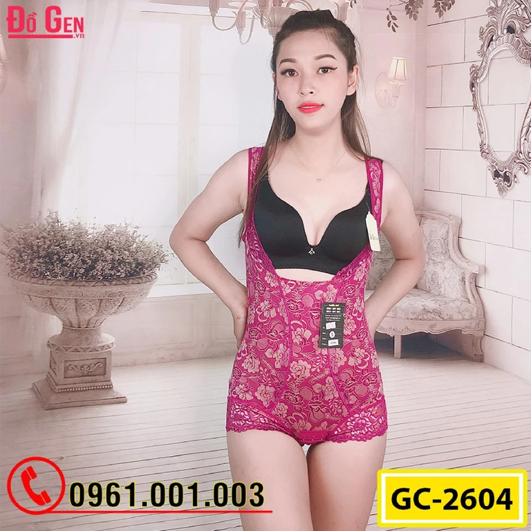 Bộ Đồ Lót Gen Định Hình - Gen Nịt Bụng Thu Gọn Vòng Eo (Cod: GC-2604)
