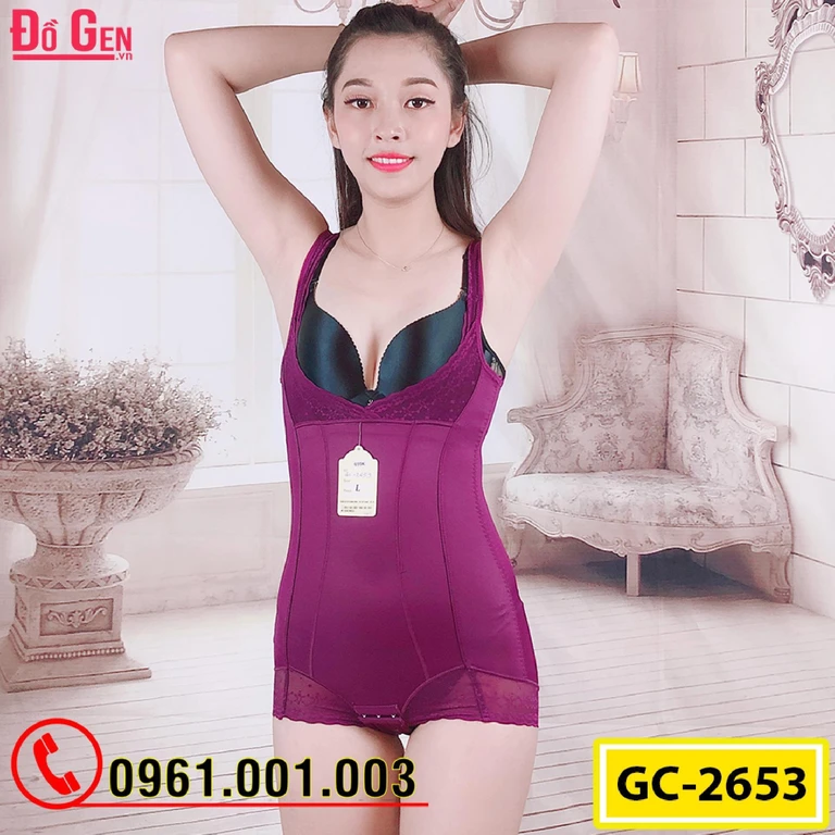 Bộ Đồ Lót Gen Định Hình - Gen Nịt Bụng Thu Gọn Vòng Eo (Cod: GC-2653)
