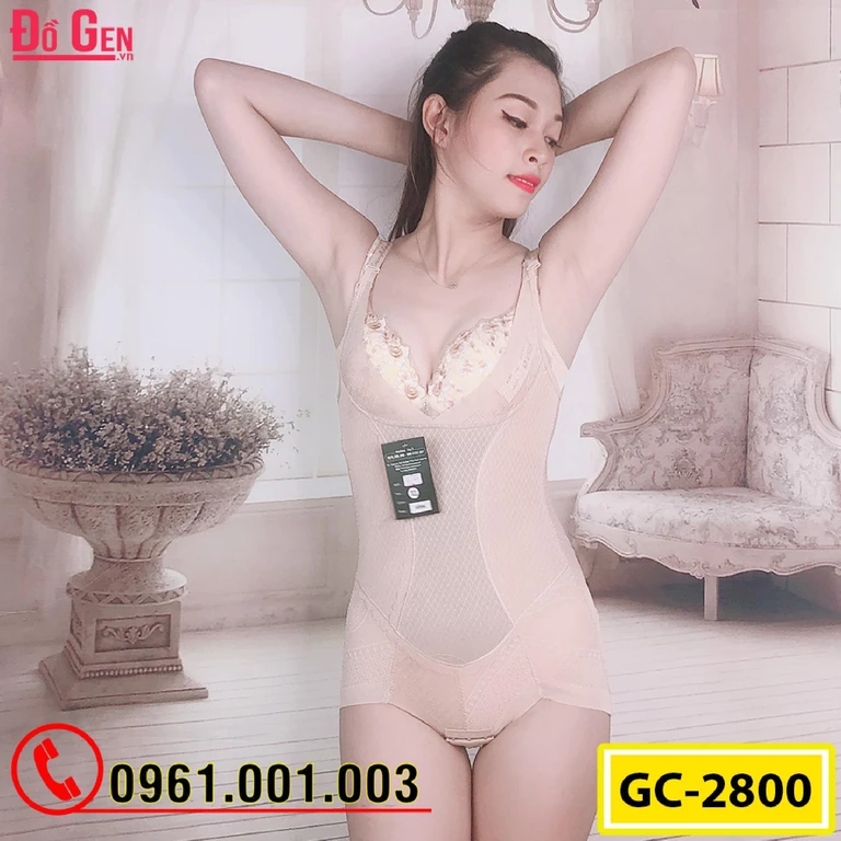 Bộ Đồ Lót Gen Định Hình - Gen Nịt Bụng Thu Gọn Vòng Eo (Cod: GC-2800)