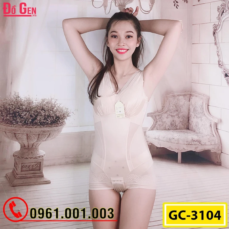 Bộ Đồ Lót Gen Định Hình Giúp Thon Gọn Eo Cho Phụ Nữ Sau Sinh (Cod: GC-3104)