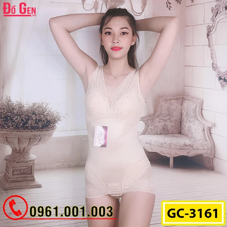 Bộ Đồ Lót Gen Định Hình - Gen Nịt Bụng Thu Gọn Vòng Eo (Cod: GC-3161)