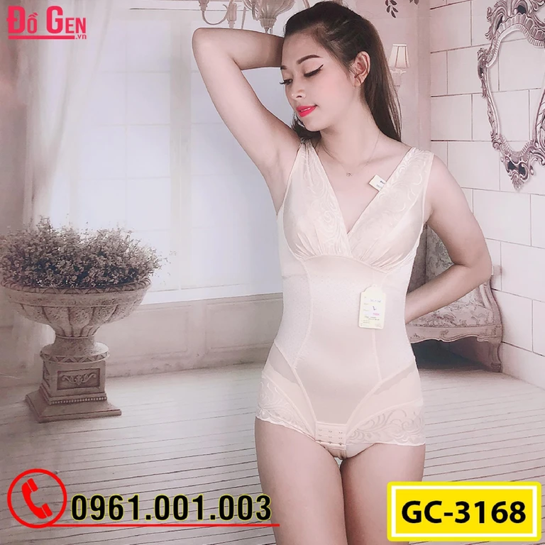 Bộ Đồ Lót Gen Định Hình - Gen Nịt Bụng Giúp Thon Gọn Eo (Cod: GC-3168)
