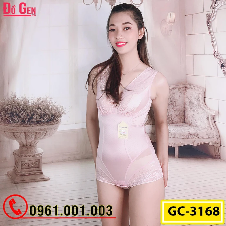 Bộ Đồ Lót Gen Định Hình - Gen Nịt Bụng Thu Gọn Vòng Eo (Cod: GC-3168)