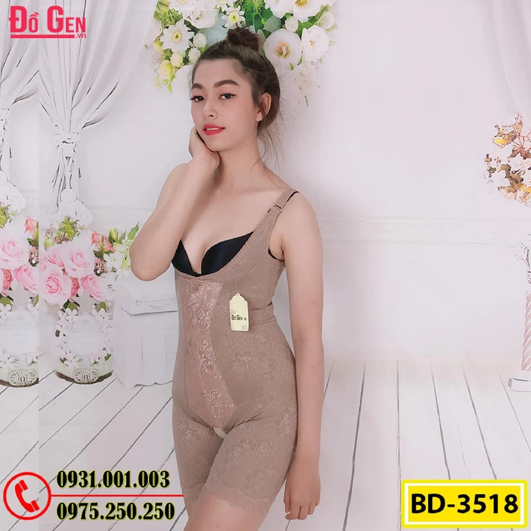 Bộ Đồ Lót Gen Định Hình - Gen Nịt Bụng Thu Gọn Vòng Eo (Cod: BD-3518)