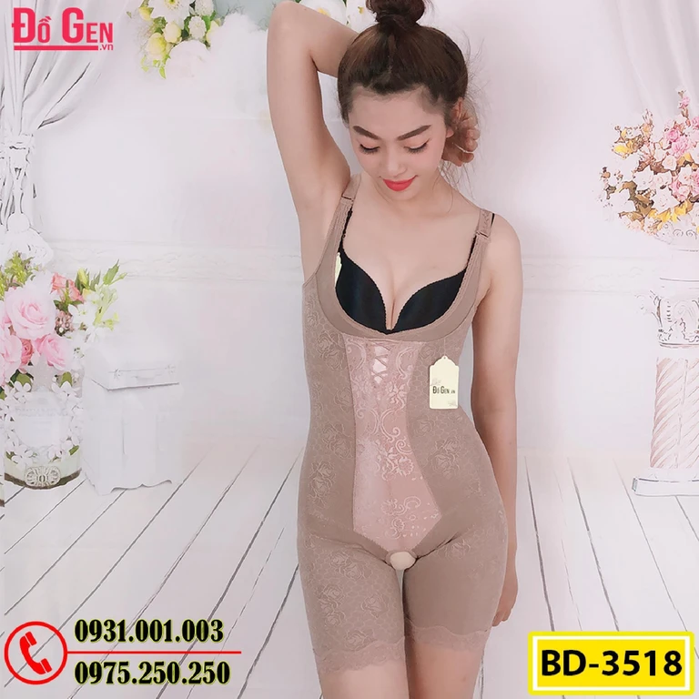 Bộ Đồ Lót Gen Định Hình - Gen Nịt Bụng Thu Gọn Vòng Eo (Cod: BD-3518)