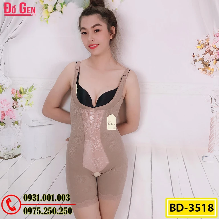 Bộ Đồ Lót Gen Định Hình - Gen Nịt Bụng Thu Gọn Vòng Eo (Cod: BD-3518)