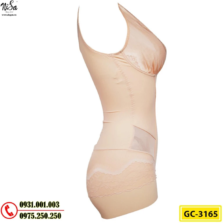 Bộ Đồ Lót Gen Định Hình Liền Thân Cao Cấp Thu Gọn Vòng Eo (Cod: GC-3165)