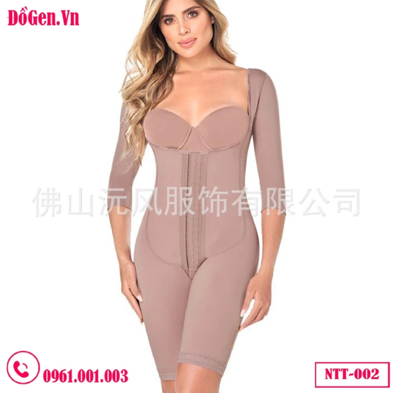 Bộ Đồ Gen Định Hình Nịt Bụng Nịt Bắp Tay Liền Thân Giảm Eo Ann Cherry - Hỗ Trợ Sau Phẫu Thuật Lấy Lại Vóc Dáng