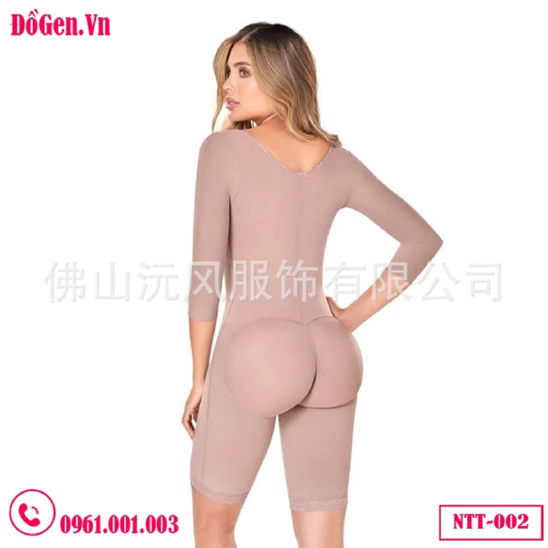 Bộ Đồ Gen Định Hình Nịt Bụng Nịt Bắp Tay Liền Thân Giảm Eo Ann Cherry - Hỗ Trợ Sau Phẫu Thuật Lấy Lại Vóc Dáng