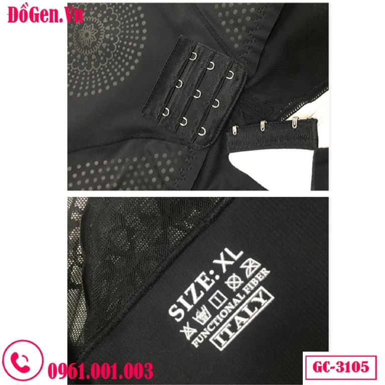 Bộ Gen Nịt Bụng Giảm Mỡ Toàn Thân Cấp Tốc GC-3105