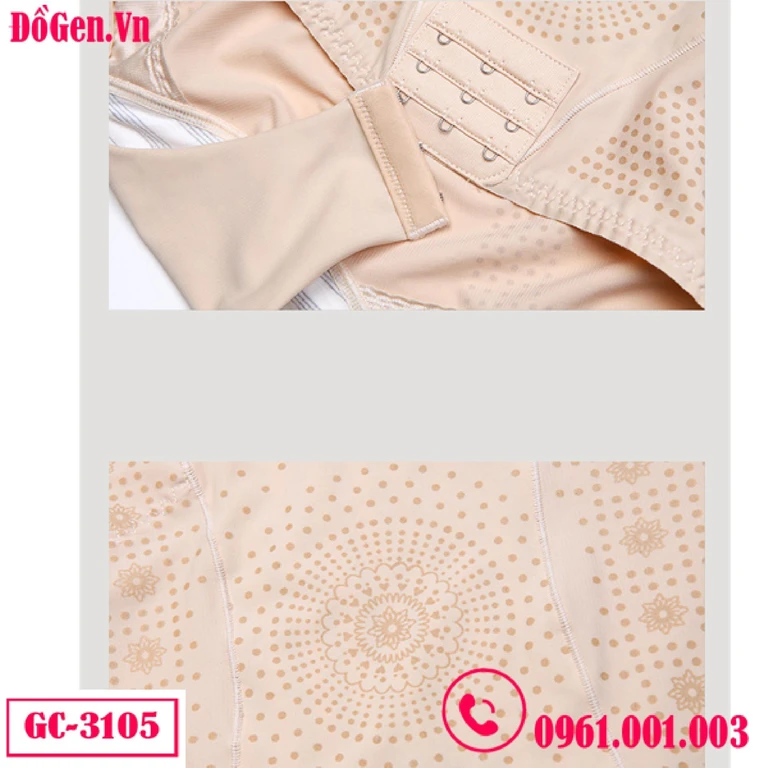 Đồ Lót Gen Nịt Bụng Toàn Thân GC-3105 - Áo Gen Nịt Bụng Toàn Thân