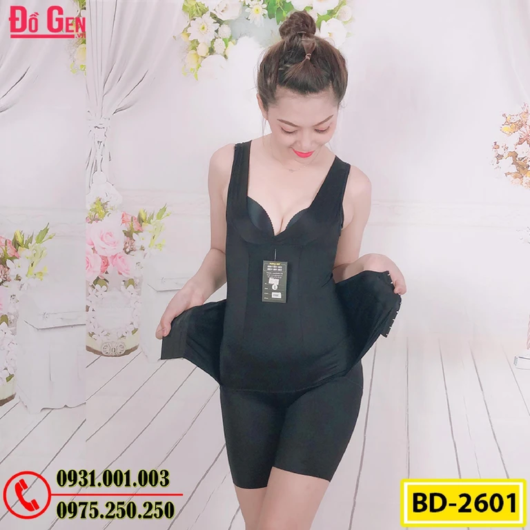 Bộ Đồ Lót Định Hình Liền Thân Thu Gọn Vòng Eo (Cod: BD-2601)