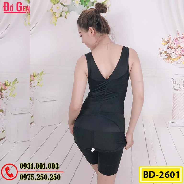 Bộ Đồ Lót Định Hình Liền Thân Thu Gọn Vòng Eo (Cod: BD-2601)