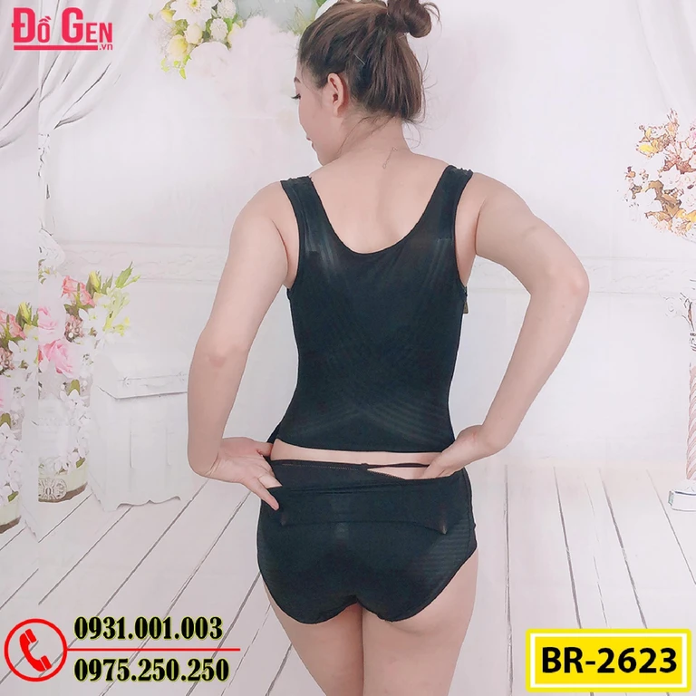 Bộ Đồ Lót Định Hình - Đồ Gen Định Hình Cao Cấp Giảm Bụng Thon Eo (COD: BR-2623)