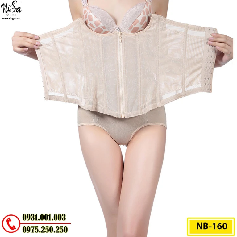 Gen Nịt Bụng Định Cao Cấp Hình Vòng Eo Cột Sống (Cod: NB-160)