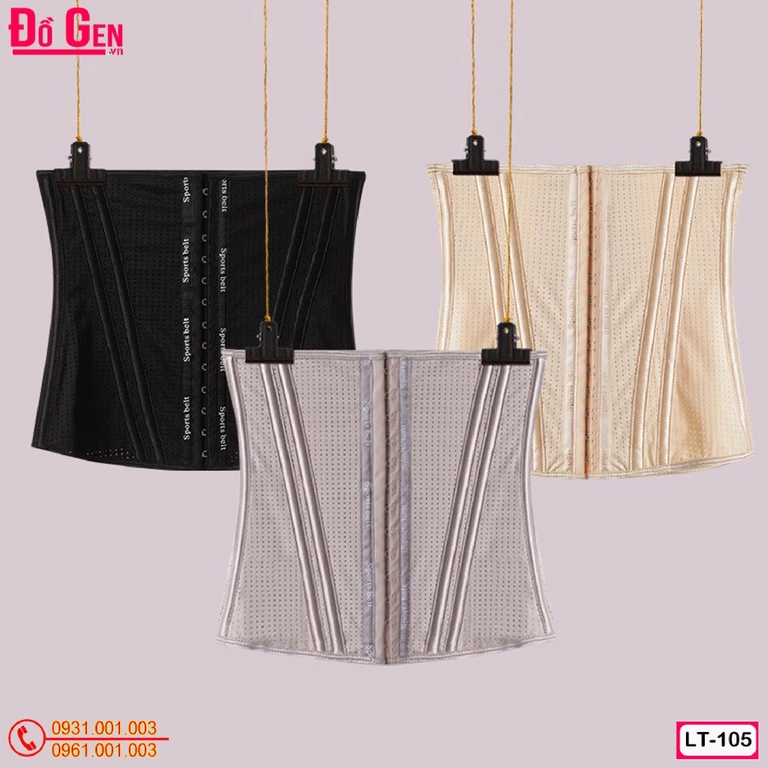 Gen Nịt Bụng Latex Định Hình Khung Xương Loại 13 Xương