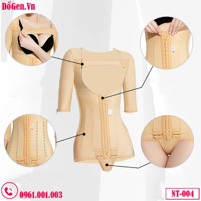 Áo Định Hình Toàn Thân Nịt Bụng Sau Phẫu Thuật Thẩm Mỹ