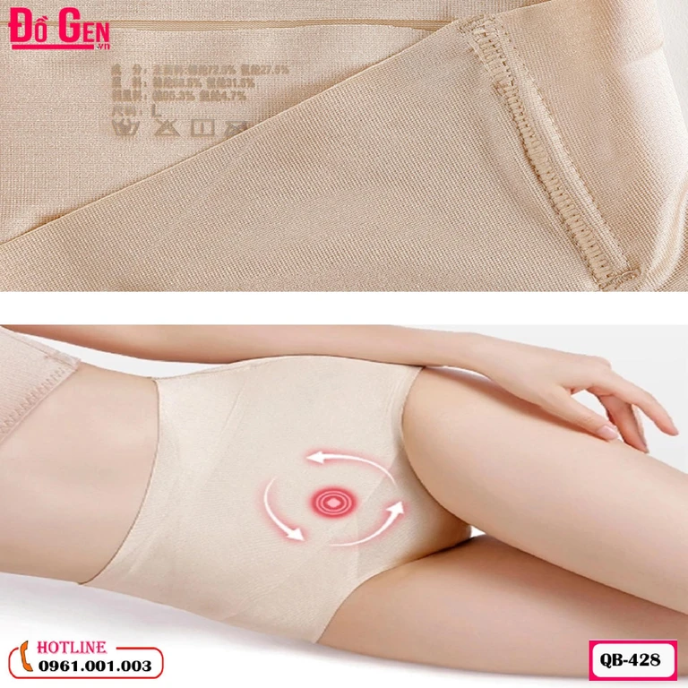 Quần Gen Nịt Bụng Dưới Chống Cuộn Cao Cấp QG-428