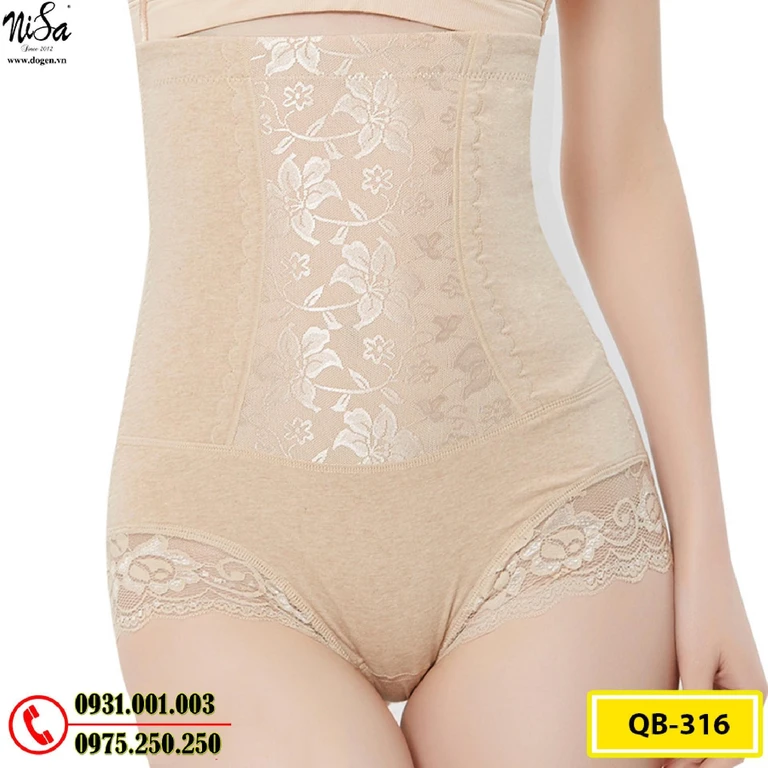 Quần Lót Gen Bụng Định Hình Chống Cuộn Thu Gọn Vòng Eo (Cod: QB-316)