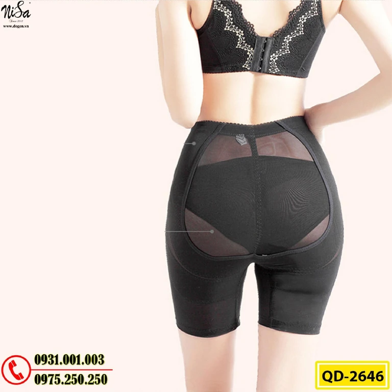 Quần Lót Gen Bụng Định Hình Chống Cuộn Thu Gọn Vòng Eo (Cod: QD-2646)