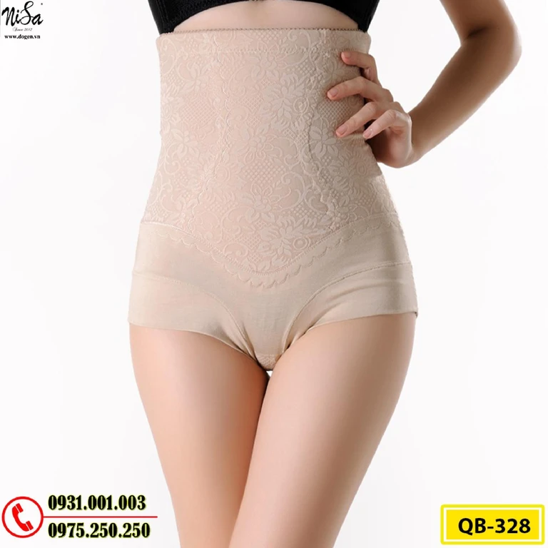 Quần Lót Gen Nịt Bụng Chống Cuộn Định Hình Vòng Eo (Cod: QB-328)