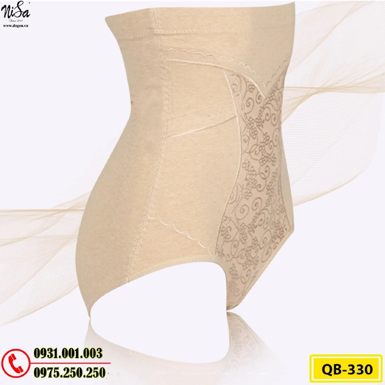 Quần Lót Gen Định Hình Cao Cấp Chống Cuộn Thu Gọn Vòng Eo (Cod: QB-330)