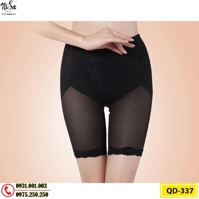 Quần Lót Gen Định Hình Chống Cuộn Thon Gọn Vòng Eo (Cod: QD-337)