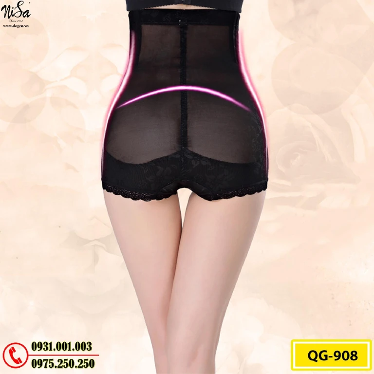 Quần Lót Gen Định Hình Vòng Eo Thon Gọn (Cod: QG-908)